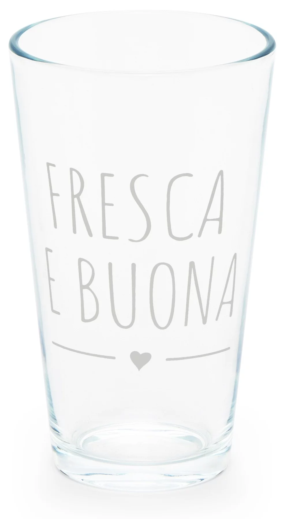 Bicchiere Nuvole di Stoffa «Fresca e buona»